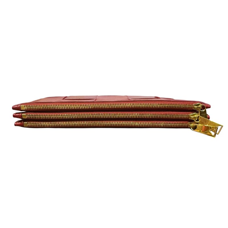 【美收精品】BV 紅色手拿包 5-123-2