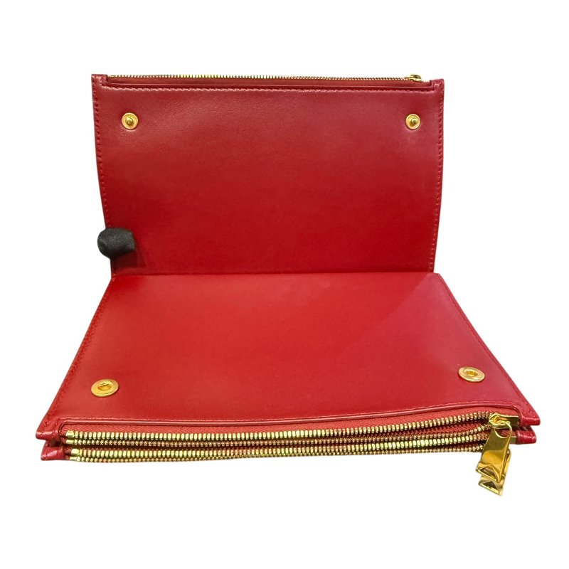 【美收精品】BV 紅色手拿包 5-123-18