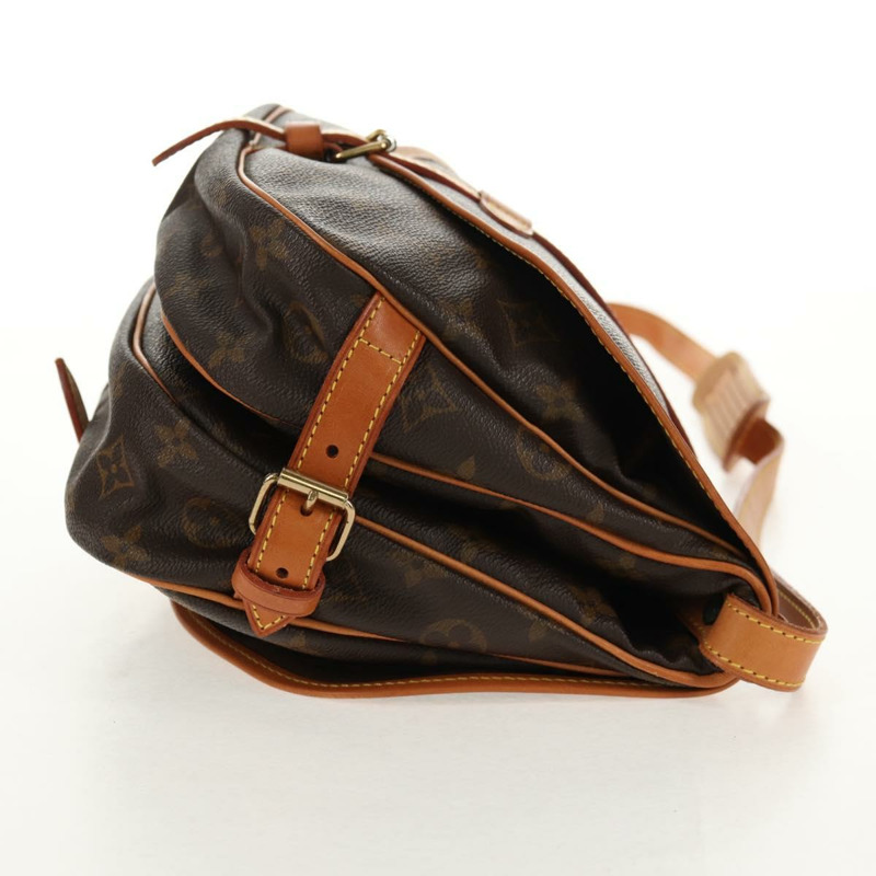【日本直送】路易威登 Monogram Saumur 30 肩背包 M42256 LV Auth 144542V-3
