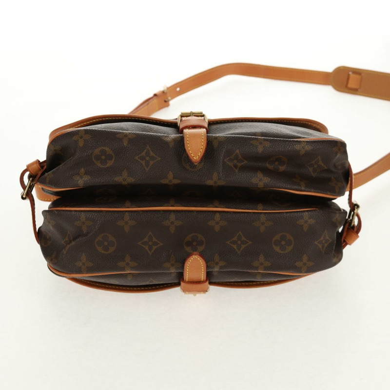 【日本直送】路易威登 Monogram Saumur 30 肩背包 M42256 LV Auth 144542V-5