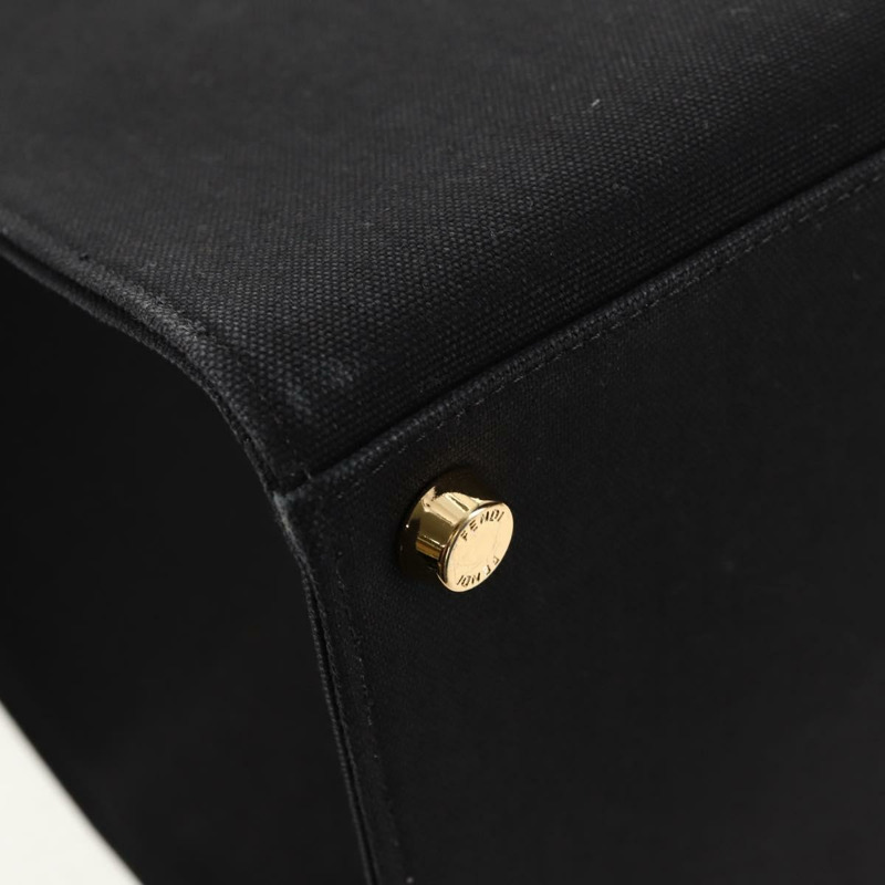 【日本直送】FENDI VERSACE 聯名款帆布托特包，黑色金色，兩用款，正品 BA6912M-18