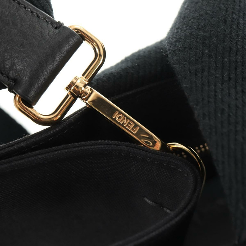 【日本直送】FENDI VERSACE 聯名款帆布托特包，黑色金色，兩用款，正品 BA6912M-20