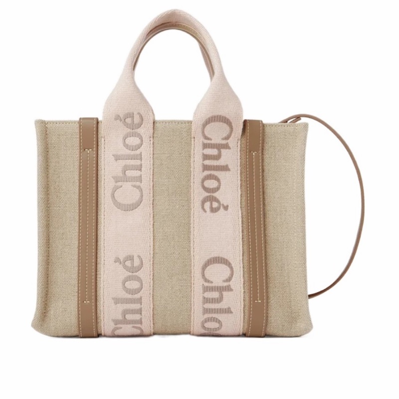 Chloe 女士 小號 woody 托特手提包 26.5cm*8cm*20cm-1