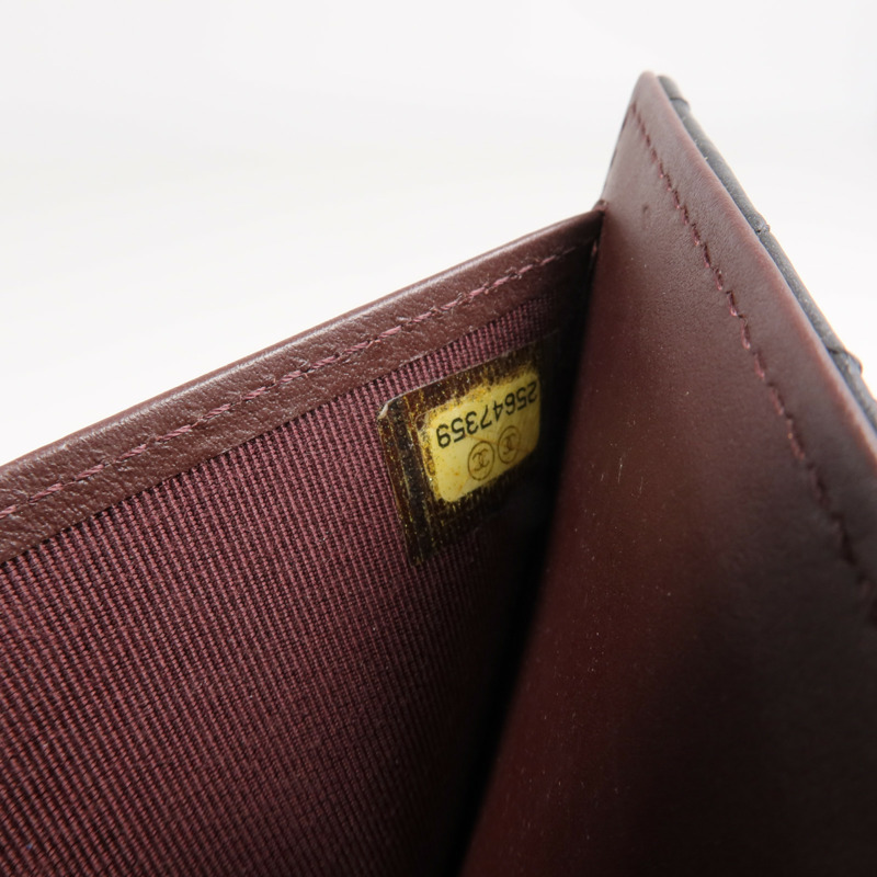 CHANEL 羊皮皮革2.55 Wallet金扣錢包-15