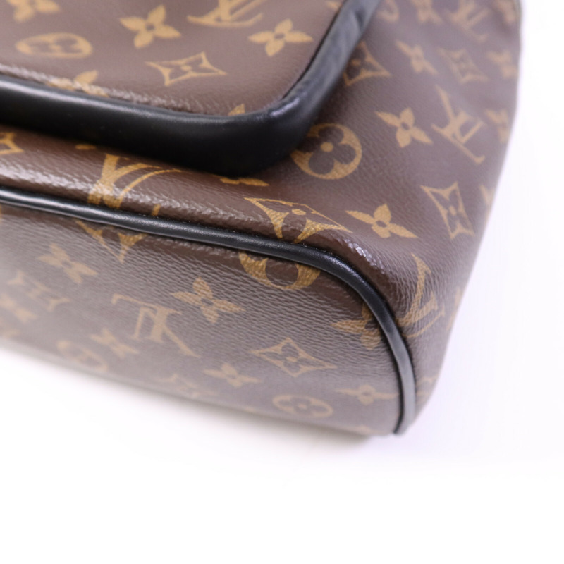 LOUIS VUITTON Monogram Josh Backpack 銀扣背包-9