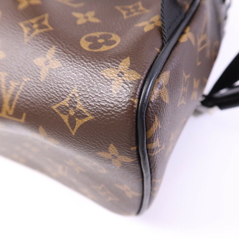 LOUIS VUITTON Monogram Josh Backpack 銀扣背包-11