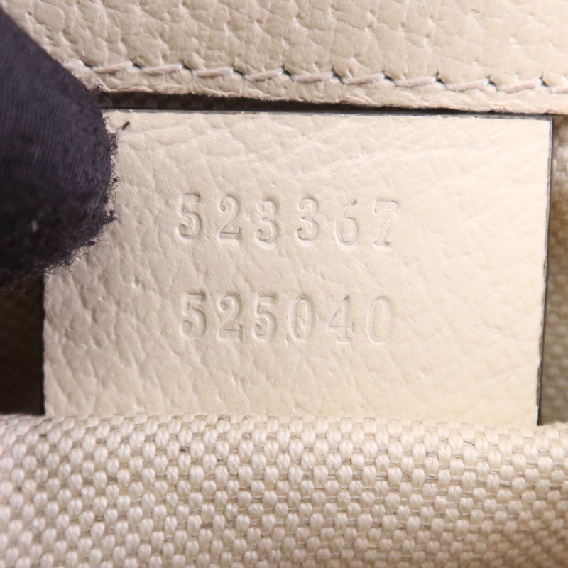 GUCCI 牛皮皮革Dionysus Bamboo銀扣手挽肩背兩用袋-7