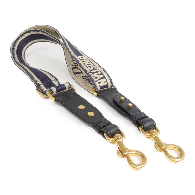 Dior 帆布Strap金扣肩背帶-1