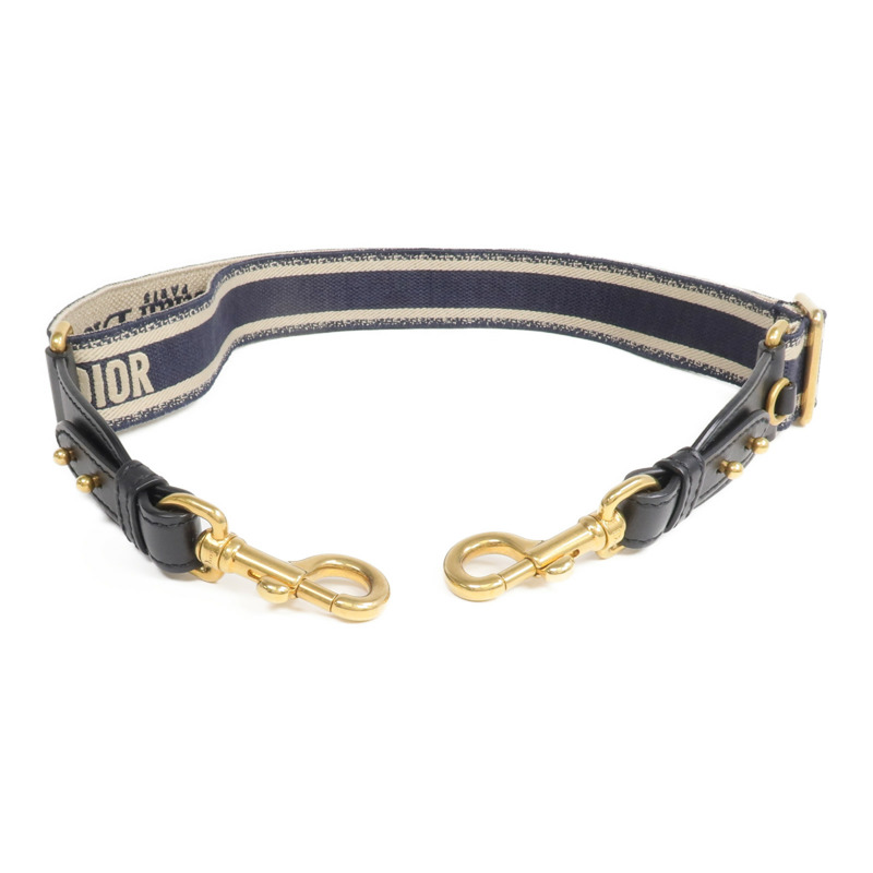 Dior 帆布Strap金扣肩背帶-2