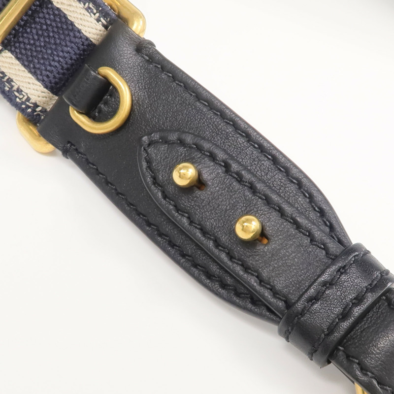 Dior 帆布Strap金扣肩背帶-7