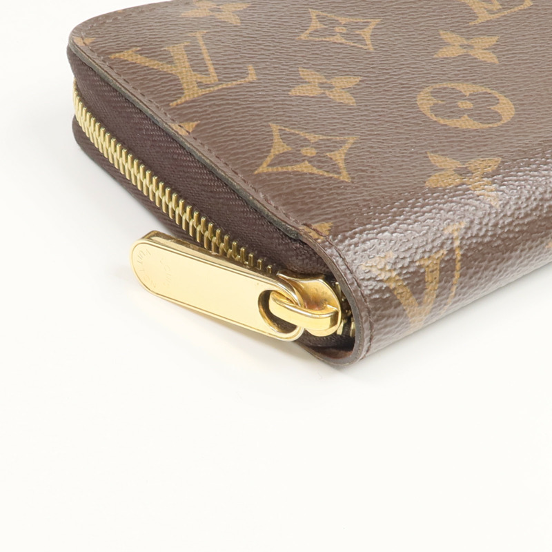 LOUIS VUITTON Monogram Zipper Long Wallet金扣長錢包-7