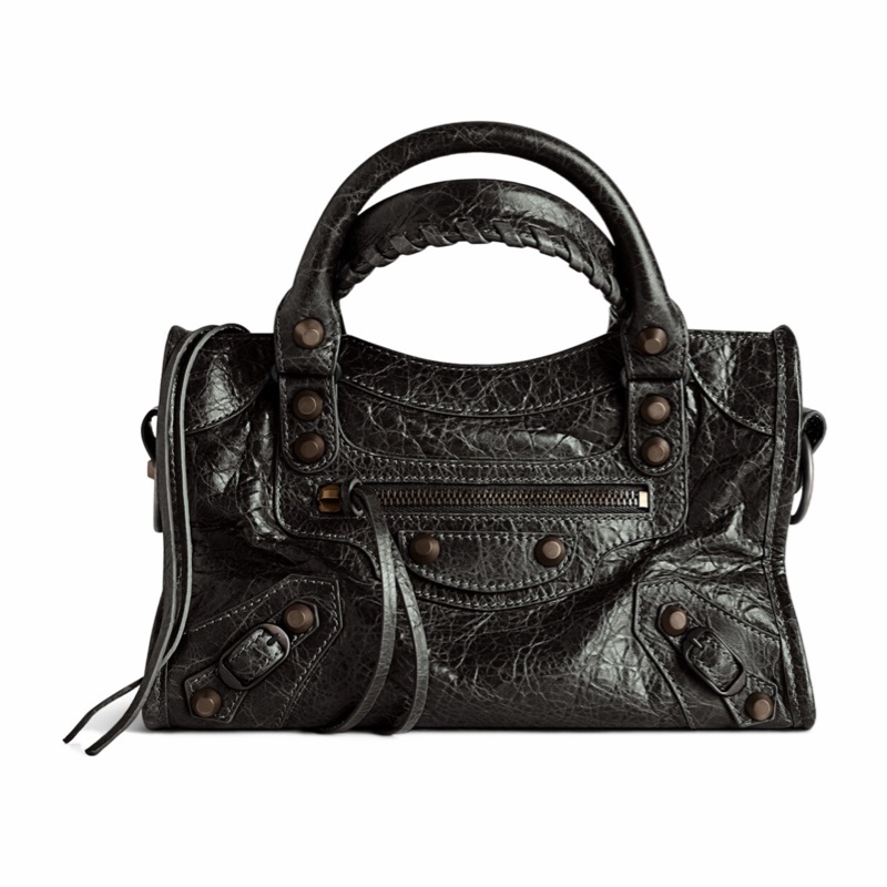 Balenciaga 女士 Le City 迷你拉鍊單肩包均碼碼MINI、23.8cm*6.3cm*16cm-0