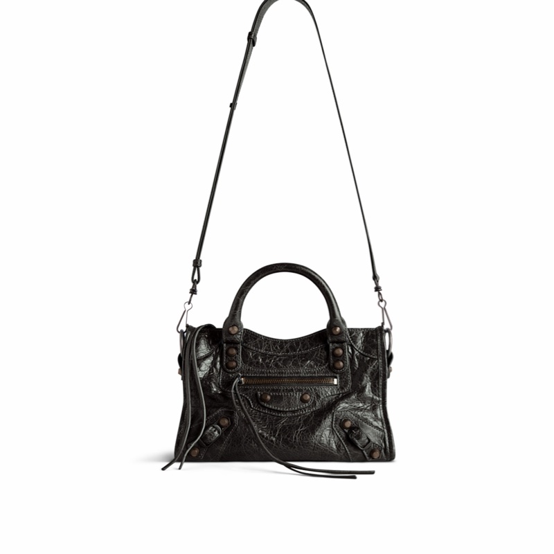Balenciaga 女士 Le City 迷你拉鍊單肩包均碼碼MINI、23.8cm*6.3cm*16cm-4