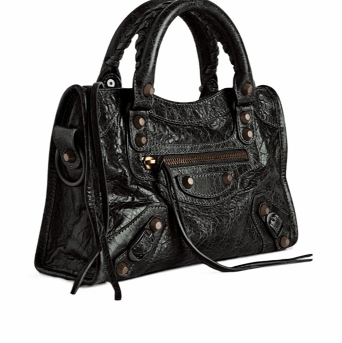Balenciaga 女士 Le City 迷你拉鍊單肩包均碼碼MINI、23.8cm*6.3cm*16cm-5