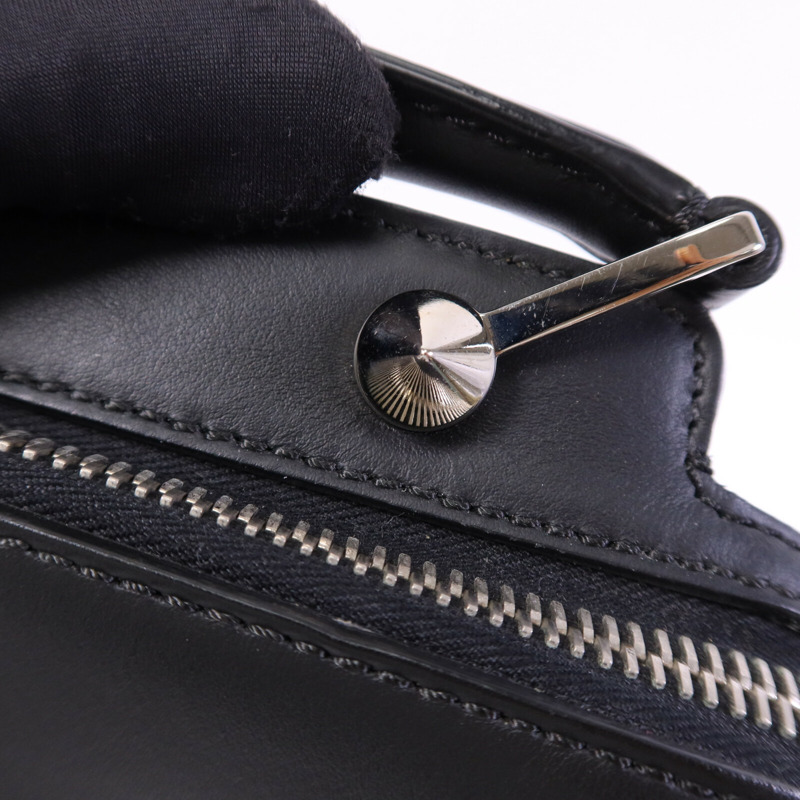 FENDI 牛皮皮革Dotcom銀扣手挽肩背兩用袋-14