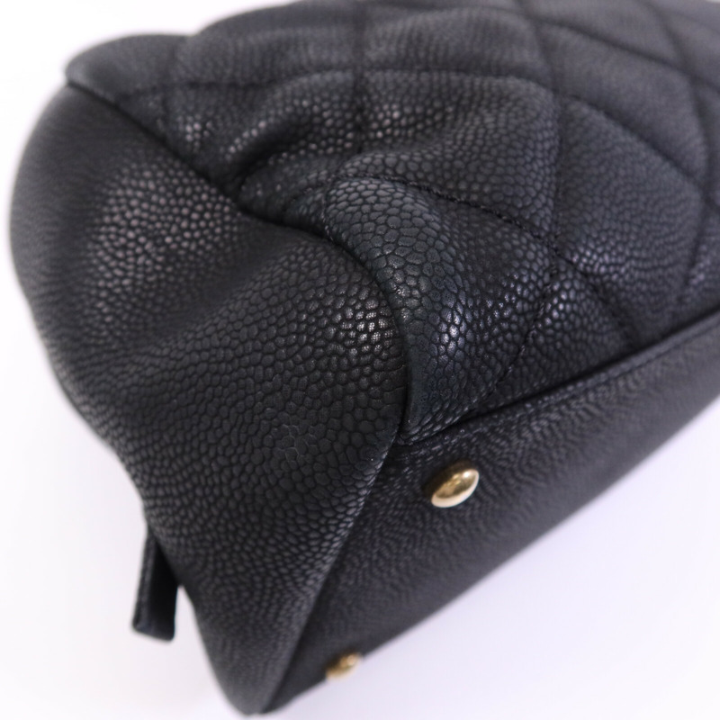 CHANEL 牛皮皮革2 Way Shoulder Bag金扣鏈帶手挽肩背兩用袋-14