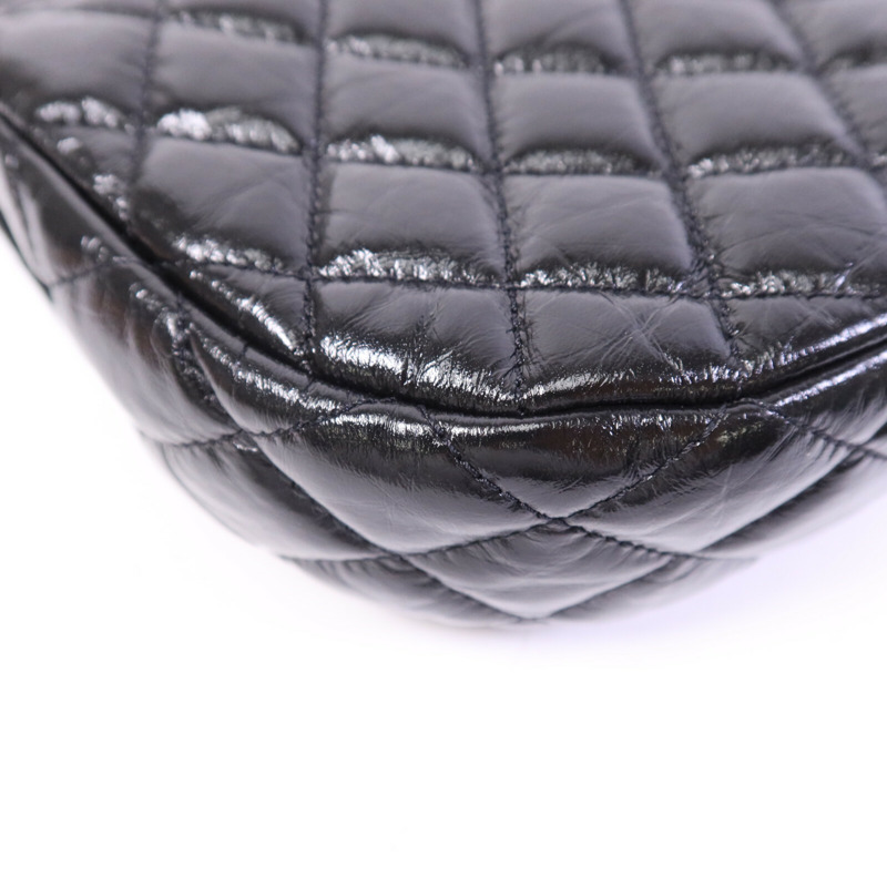 CHANEL 牛皮皮革Chain Shoulder Bag金扣鏈帶肩背袋-13