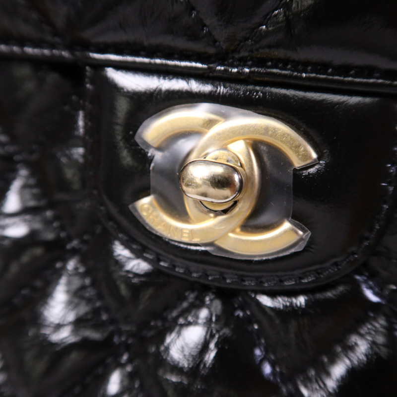 CHANEL 牛皮皮革Chain Shoulder Bag金扣鏈帶肩背袋-15