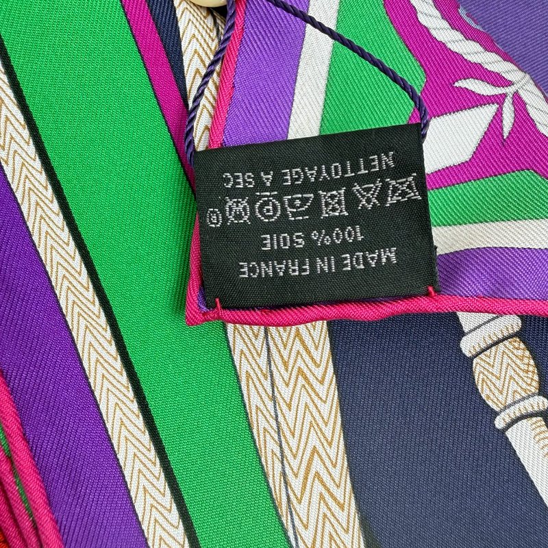 Hermes 愛馬仕絲巾 90*90cm 閒置新-1