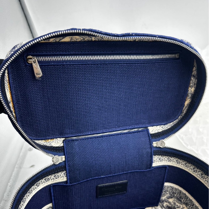 Dior/迪奧 刺繡動物園圖案化妝包 20年編碼-0