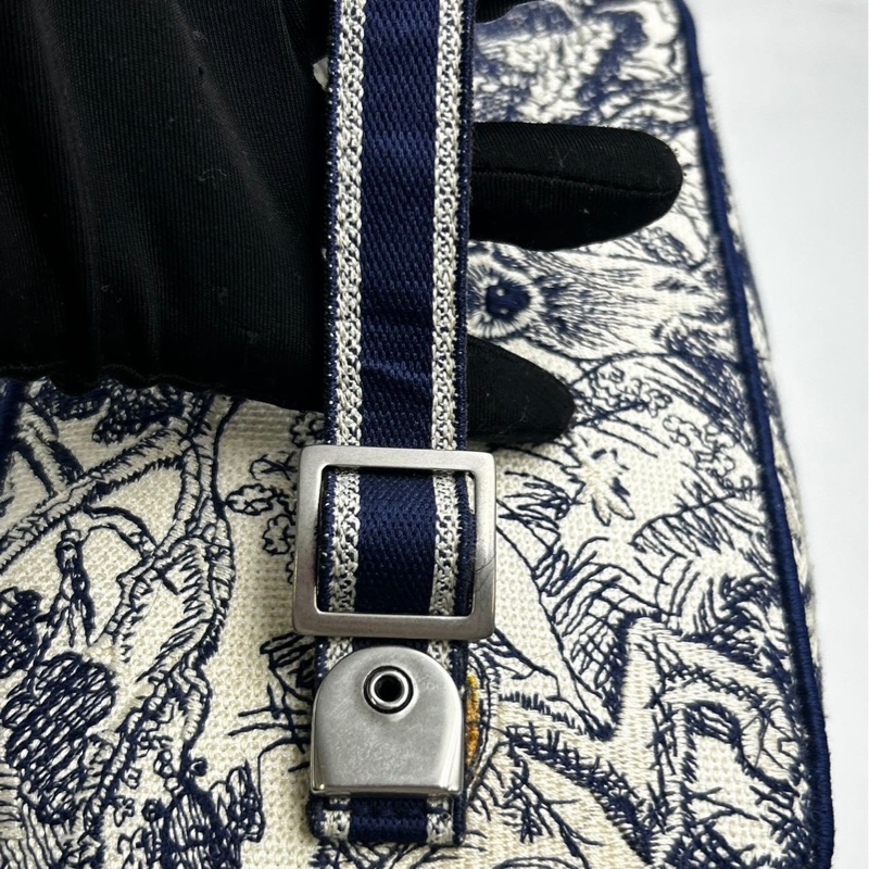 Dior/迪奧 刺繡動物園圖案化妝包 20年編碼-6