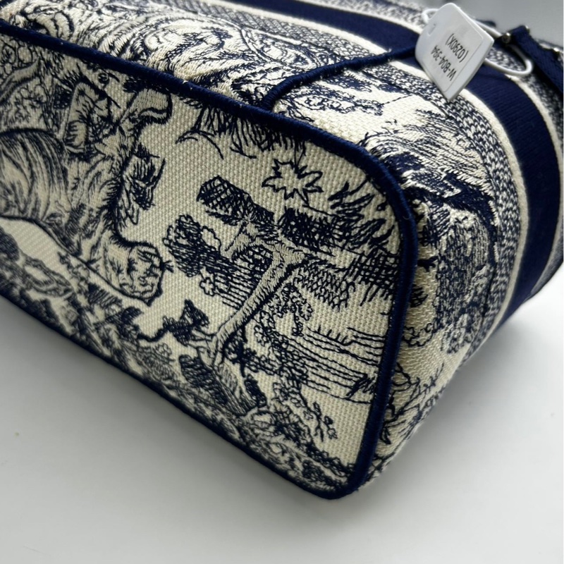 Dior/迪奧 刺繡動物園圖案化妝包 20年編碼-10