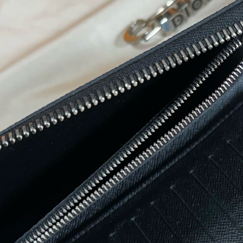 🔥近新美品 LV 路易威登 Louis Vuitton 黑棋盤格拉鏈14卡長夾-5