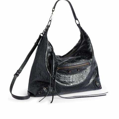 Balenciaga 女士 Le City Hobo 中號單肩包均碼碼中號、37cm*11cm*35cm