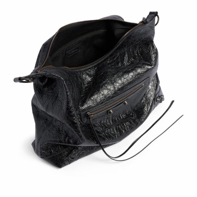 Balenciaga 女士 Le City Hobo 中號單肩包均碼碼中號、37cm*11cm*35cm-4