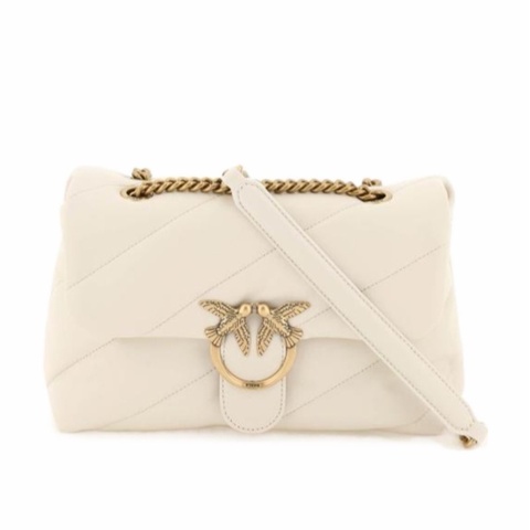 Pinko 女士 斜絎縫單肩包均碼碼高度：19 CM 長度：27 CM 深度：11 CM