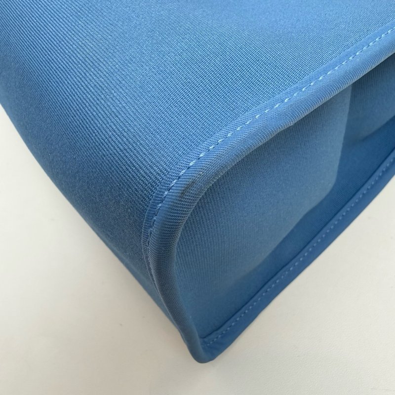 Hermes 爱马仕herbag 31 藍色布拼棕色蓋 T刻 2015年-25