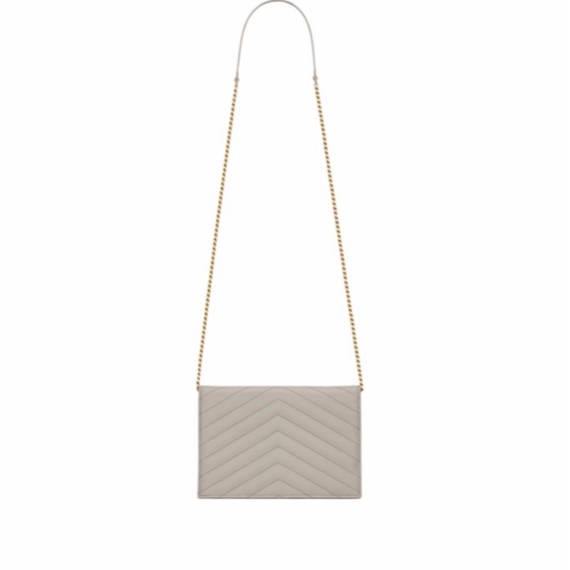 Saint Laurent 女士 Envelope 絎縫單肩包均碼碼常規、19cm*3.5cm*12.5cm-4