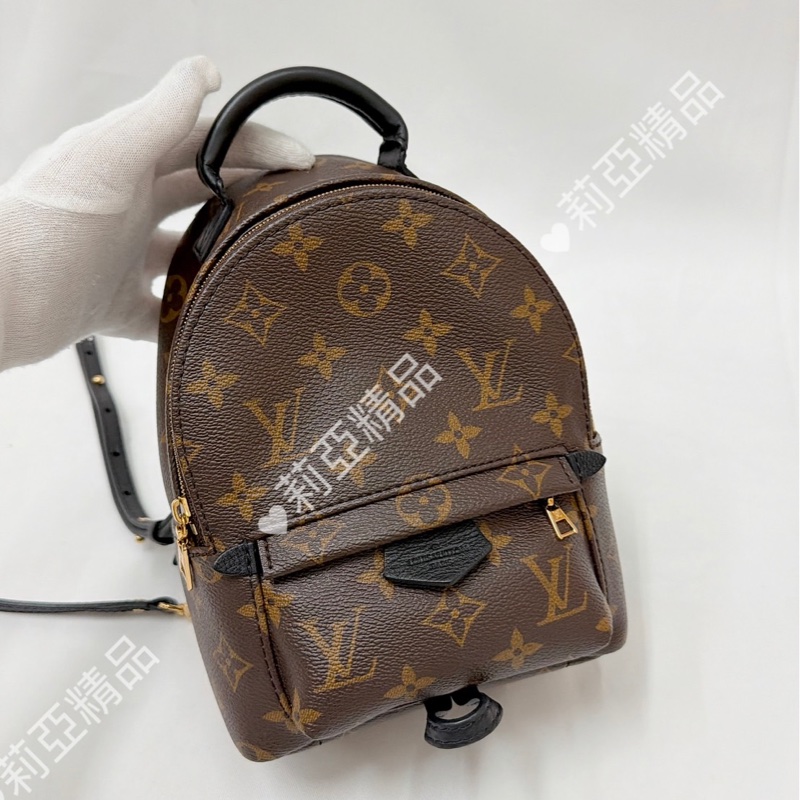莉亞精品♡ Lv M44873 老花小書包 二手-2