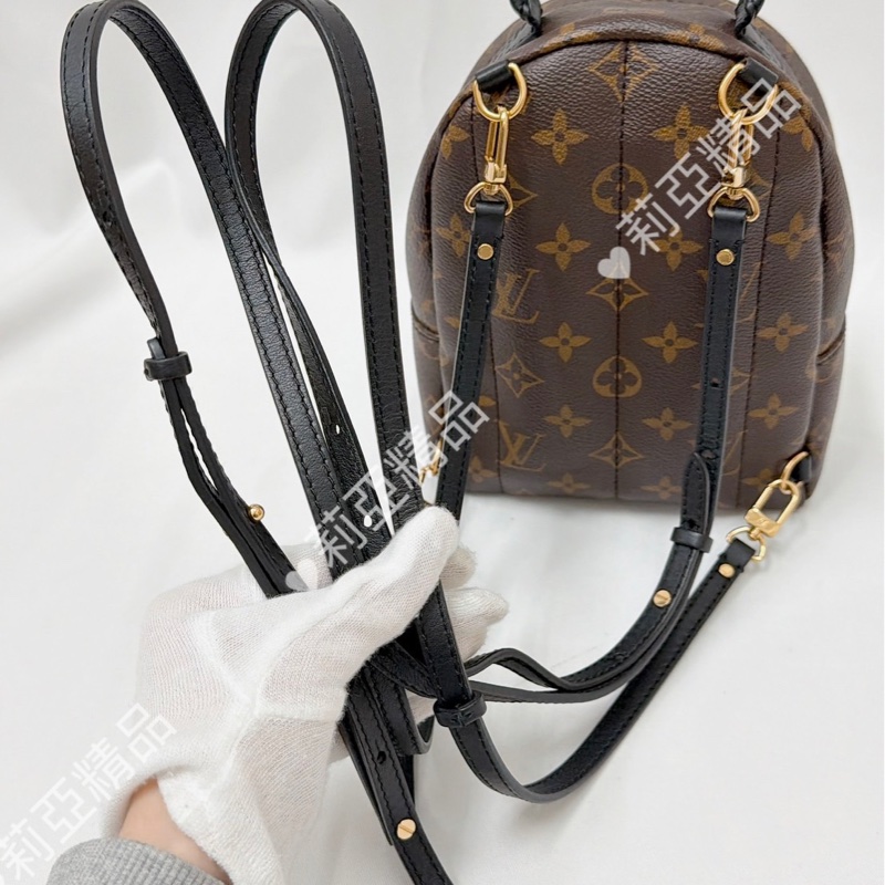 莉亞精品♡ Lv M44873 老花小書包 二手-10