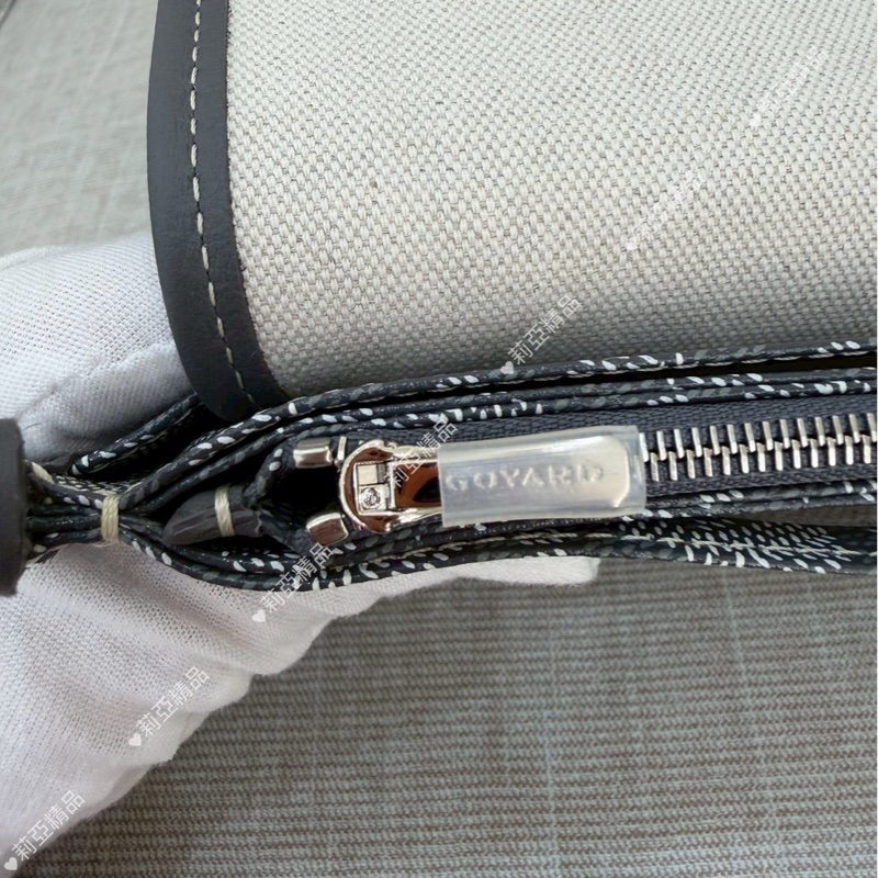 莉亞精品♡ Goyard plumet灰色老花信封包小號 二手-18