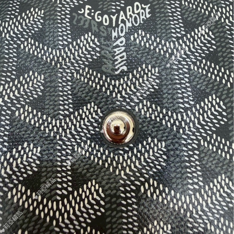 莉亞精品♡ Goyard plumet灰色老花信封包小號 二手-19