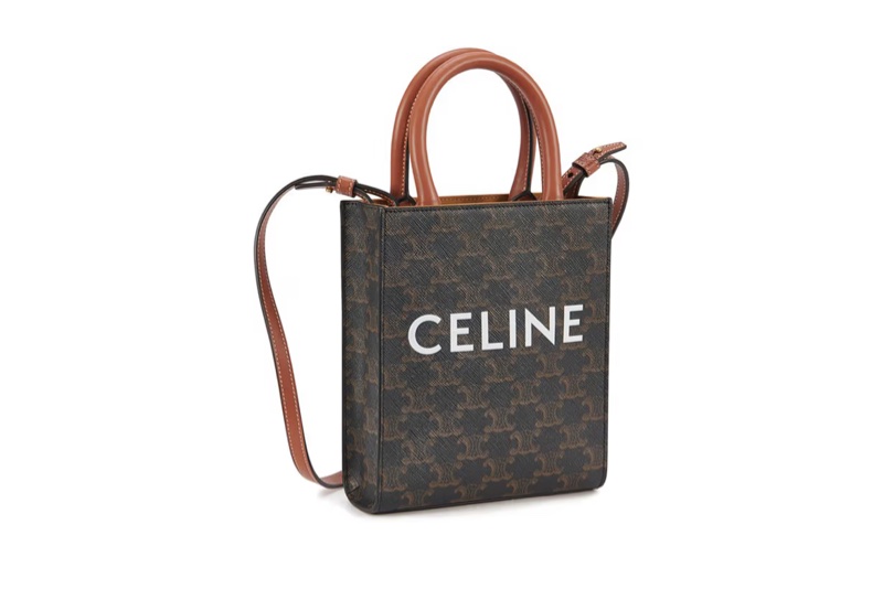 CELINE印花牛皮革迷你型直式CABAS手袋-4