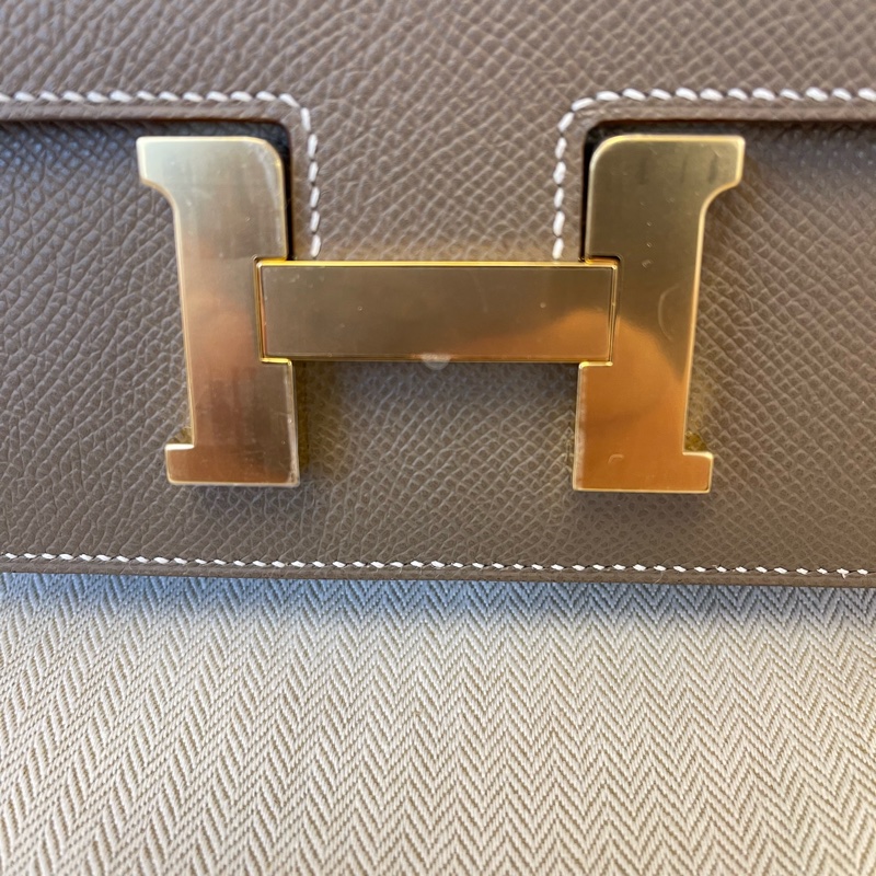 📍全新HERMÈS愛馬仕 Constance 19 金扣 Epsom皮 K刻-4