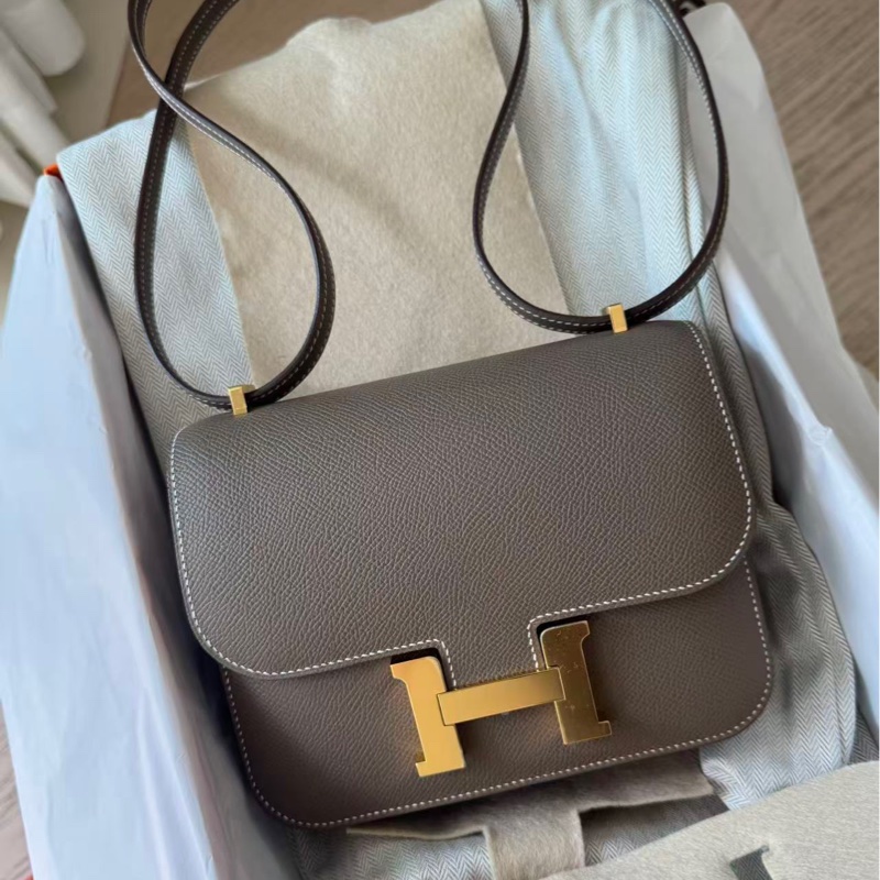 📍全新HERMÈS愛馬仕 Constance 19 金扣 Epsom皮 K刻-6