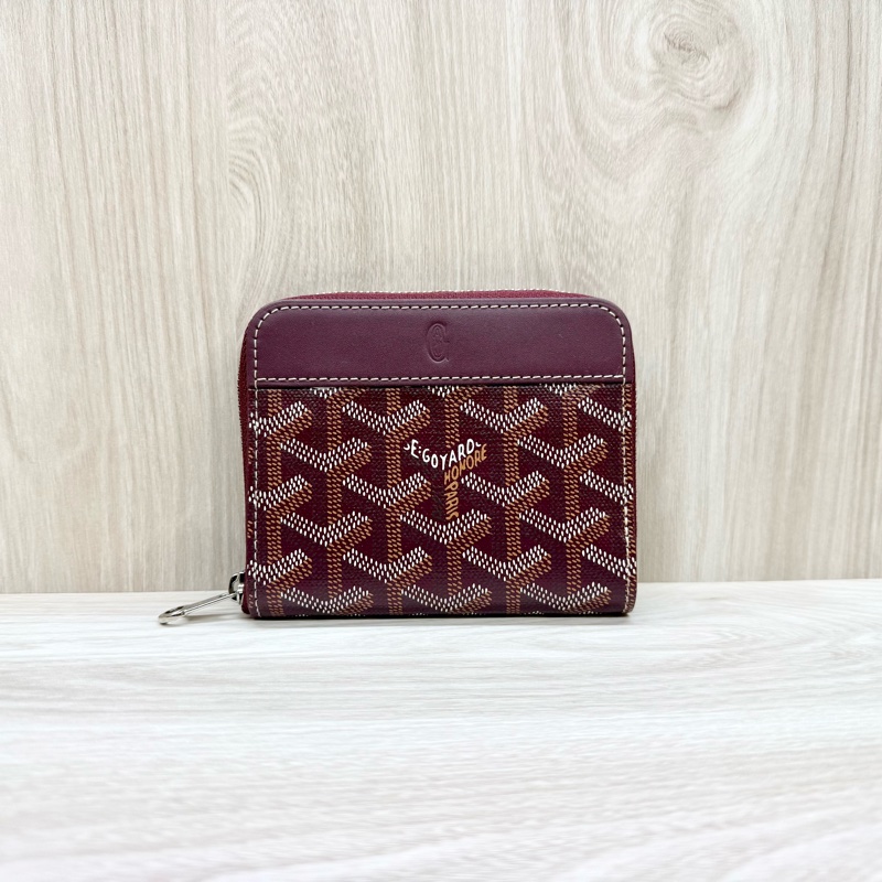 Goyard 酒紅色MATIGNON PM零錢包-1
