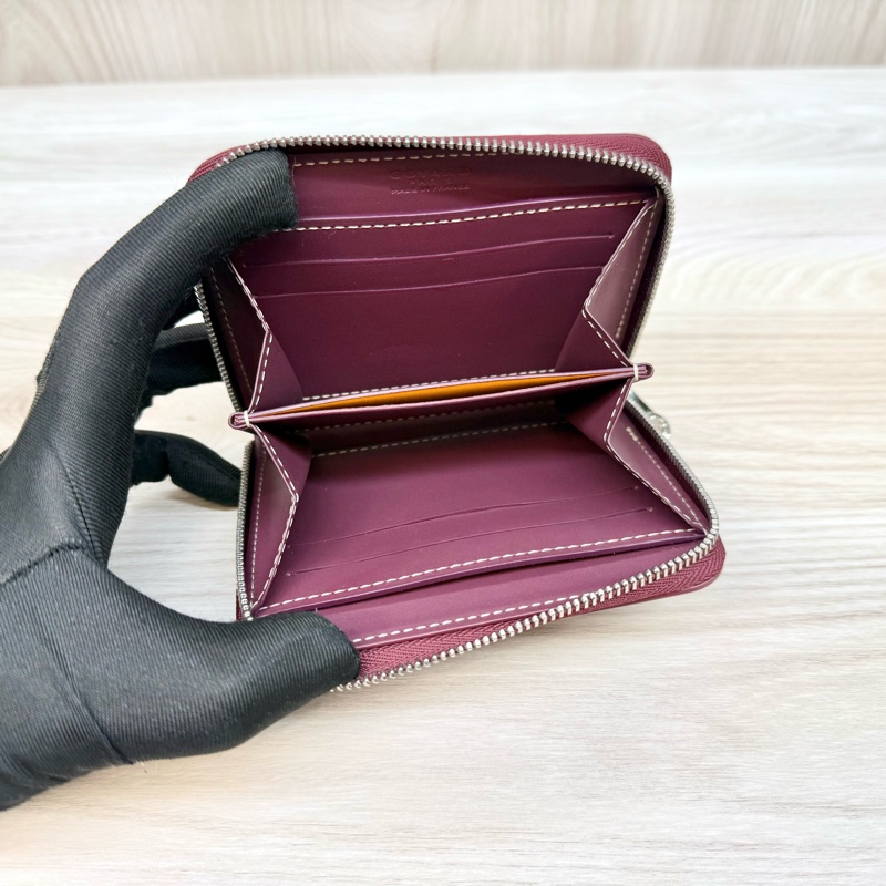 Goyard 酒紅色MATIGNON PM零錢包-6