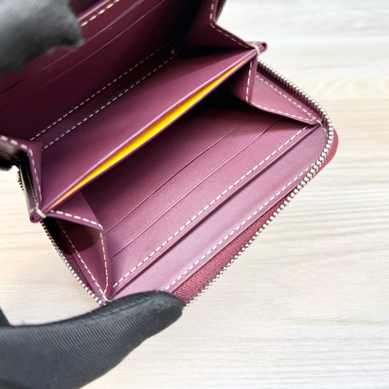 Goyard 酒紅色MATIGNON PM零錢包-7