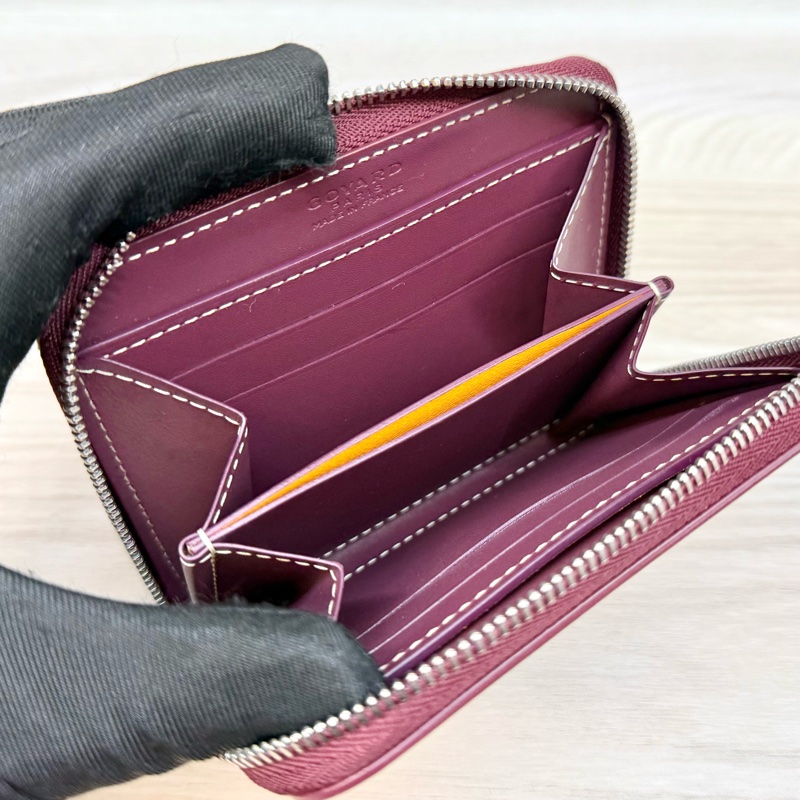 Goyard 酒紅色MATIGNON PM零錢包-8