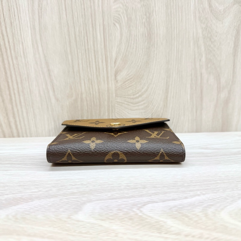 LV 原花雙色短夾victorine M81557-4