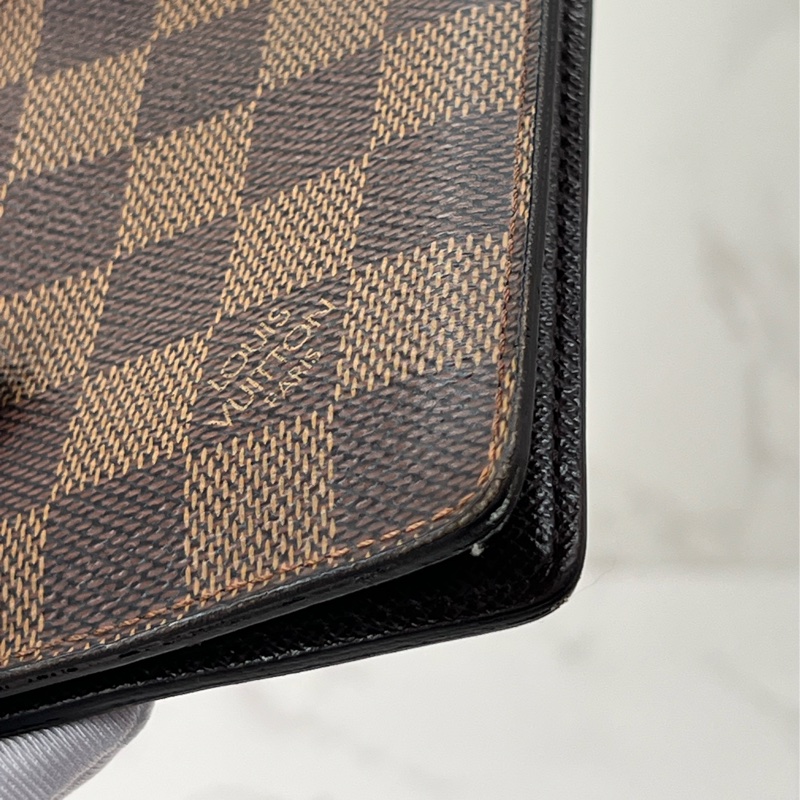 香緹國際精品 869 LV棋盤格 短夾-3