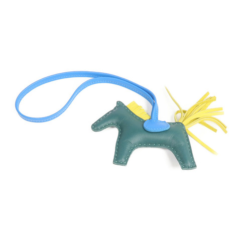 HERMES Milo皮革Rodeo PM掛飾