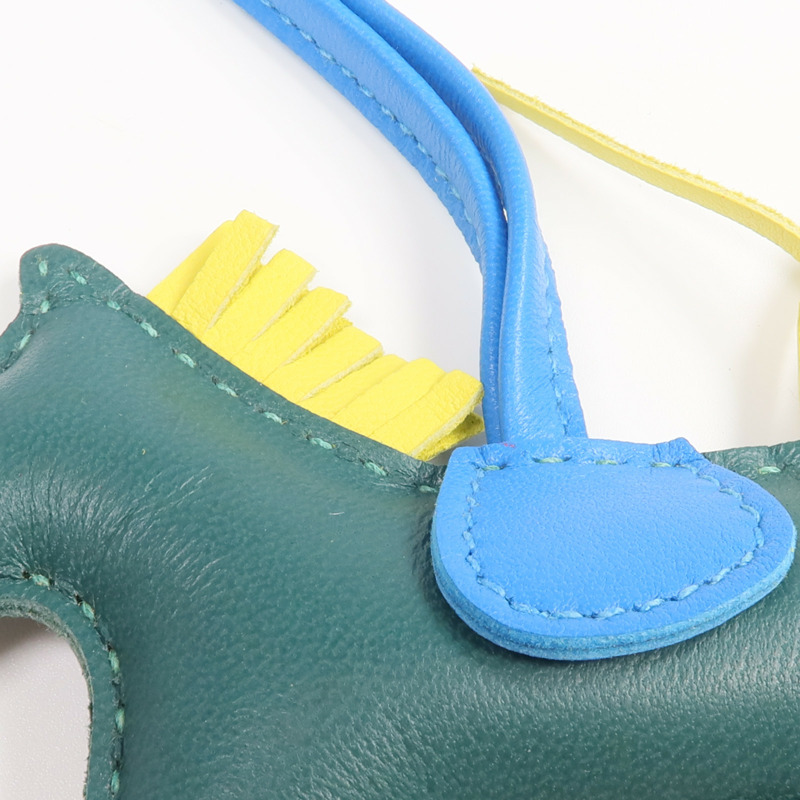 HERMES Milo皮革Rodeo PM掛飾-4