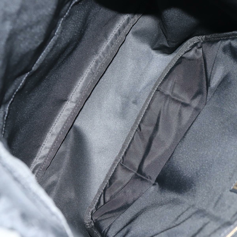 【日本直送】FENDI Zucca帆布 FENDACE Versace聯名款雙肩包 黑色 正品 BA2349SAM-9