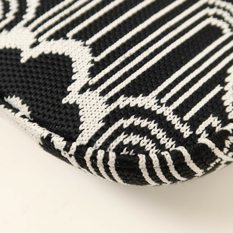 PRADA 針織布料Cleo Shoulder Bag銀扣肩背袋-14