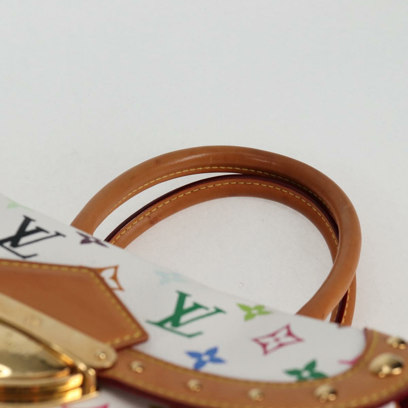 【日本直送】路易威登 Monogram Multicolor Rita 兩用白色手提包 M40125 LV 正品 BA2497V-8